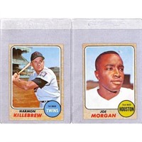 (3) 1968 Topps Baseball Stars/hof