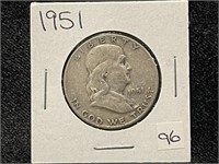 1951  FRANKLIN HALF DOLLAR