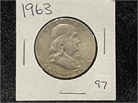 1963 FRANKLIN HALF DOLLAR