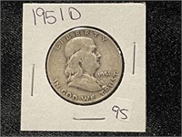 1951 D FRANKLIN HALF DOLLAR