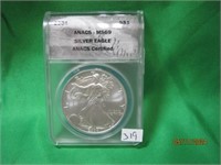 MS69 Silver Eagle 2004