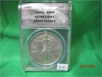 MS69 Silver Eagle 1995