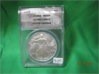 MS69 Silver Eagle 2005
