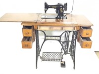 Singer Spartan Electric Sewing Machine in Cabinet