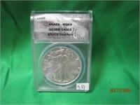 MS69 Silver Eagle 1999