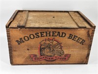 MOOSEHEAD BEER WOOD CRATE