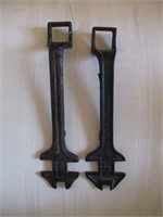 (2) Early Implement Wrenchs