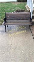 Cast Iron / Wood Park Bench