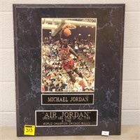 Michael Jordan "Air Jordan" Basketball Plaque