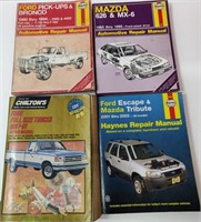 4 Automotive Repair Books