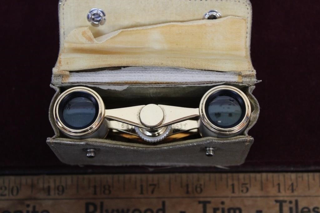 Vintage Mignon 2.5x Opera Glasses & Case