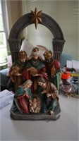 Large Christmas Nativity Scene Figurine