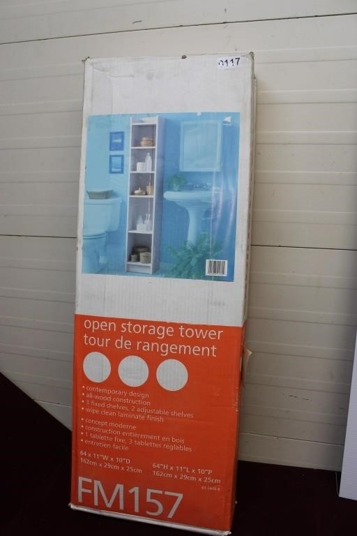 Open Storage Tower / New / Made In Canada