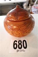 Wooden Cookie Jar