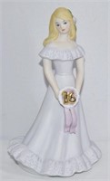 Enesco Growing Up Birthday Girl Porcelain Figure