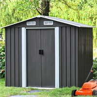 6.3 x 4.3 FT Outdoor Storage Shed, Metal