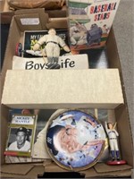 New York Yankee Collectibles- Mantle Record, etc.