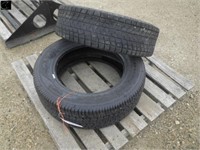 2 tires, 245/60R18 and 235/75R16