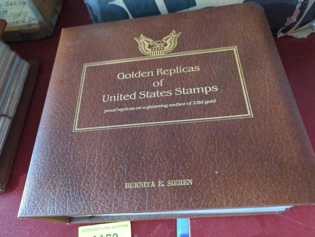 1st Issue 24k Gold Replaca Stamps