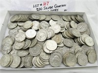 200 asstd silver quarters, vmm