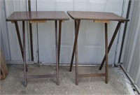 Pair of TV Trays Tables