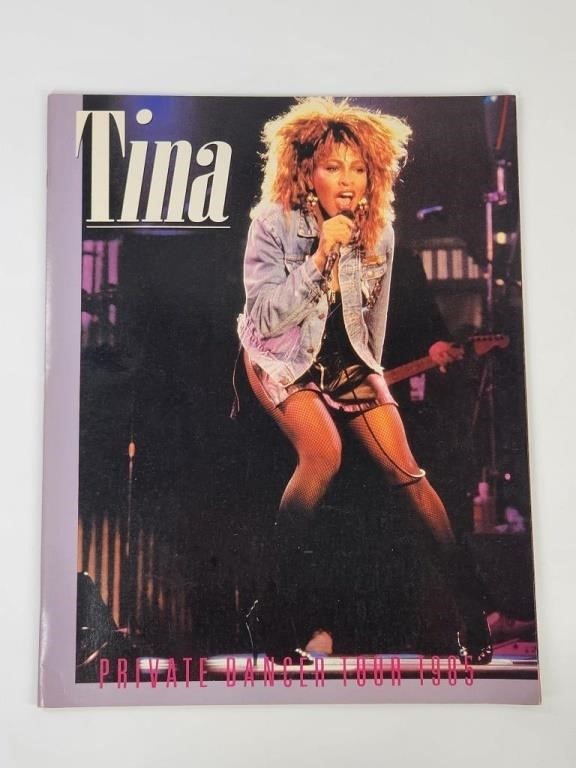 1985 TINA TURNER PRIVATE DANCER CONCERT PROGRAM