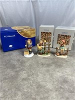Hummel figurines, set of 3. With original boxes
