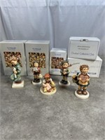 Hummel figurines, set of 5. With original boxes