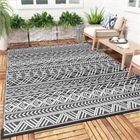 MontVoo-Outdoor Rug Carpet Waterproof 5x8 ft