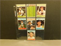 1964 Topps MLB - Lot of 7 cards