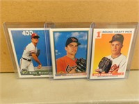 Mike Mussina RCs - Lot of 3 baseball cards