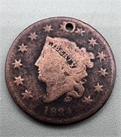 1834 Large Cent