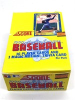 1990 Score MLB Unopened Baseball Card Packs in