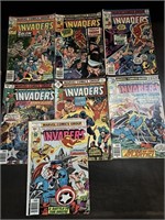 Lot of Invaders Comic Books