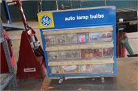 Vintage GE Auto Lamp Bulbs Metal Organizer