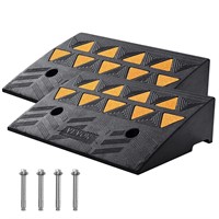 VEVOR Rubber Curb Ramp, 5" Rise Height 2 Pack