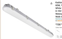 Kadision 8FT LED Vapor Tight Light 60W,