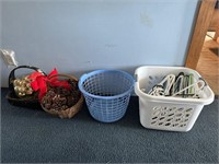 Baskets, laundry basket