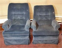 Two Fairfield Swivel Rockers