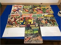 9 Old Comic Books