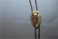 BOLO TIE WITH REAL ARROWHEAD