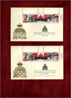 CANADA MNH SET OF 4 RCMP 125TH ANNIVERSARY SS