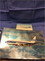 Piedmont Airlines/Aviation- Post Card & Metallic p
