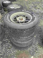 4 X 15" ALLOY RIMS & TYRES