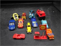 A Dozen Various Die Cast & Plastic Vehicles