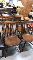 Set of four Cherry Windsor chairs, nice quality