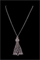 Sterling Silver Tassel Necklace