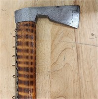 Handcrafted Ornate Axe with Etched Axe Head