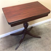 VTG. CLAW FOOT CARD TABLE