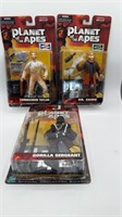 3-Planet of The Apes Figures